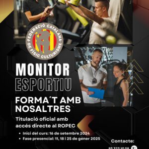 Curs de Monitor de Fisic-culturisme i Musculació